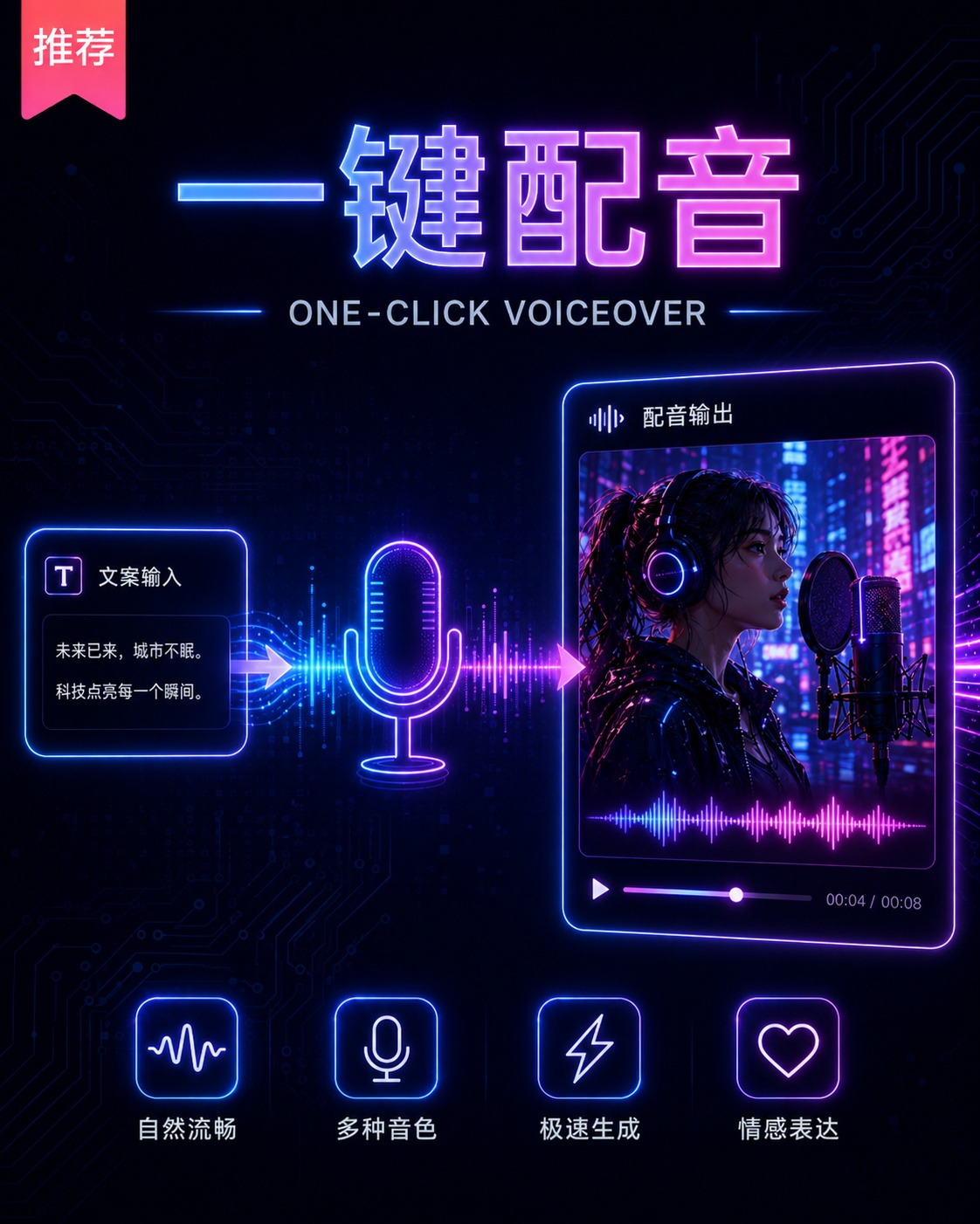 一键配音